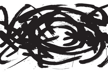 Dark brush stroke and texture. Abstract painted grunge background.
