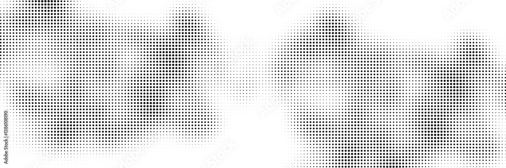 Poster halftone background vector, abstract backdrop design with two tone pattern and copy space for edit y