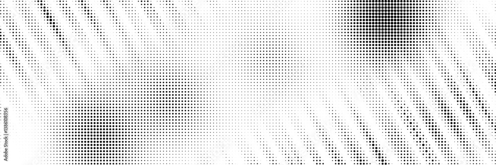 Poster halftone background vector, abstract backdrop design with two tone pattern and copy space for edit y