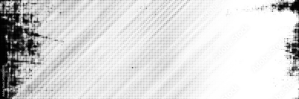 Poster halftone background vector, abstract backdrop design with two tone pattern and copy space for edit y