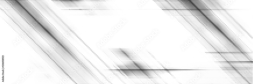 Poster halftone background vector, abstract backdrop design with two tone pattern and copy space for edit y
