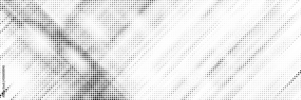 Poster halftone background vector, abstract backdrop design with two tone pattern and copy space for edit y