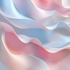 Obraz premium Modern pastel abstract background with layered soft waves 