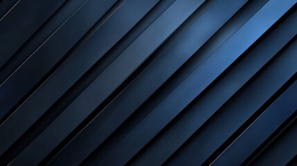Obraz premium Abstract dark blue diagonal stripes background, suitable for technology or corporate design