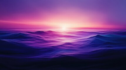Fototapeta premium A gradient background transitioning from rich purple to deep blue, creating a calm and relaxing effect