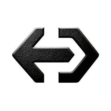 nvis48 NewVectorIllustrationSign nvis - curved arrow right direction vector sign. isolated transparent. black large. big simple icon.  background