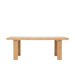 Fototapeta premium Minimalist Modern Wooden Table Top View