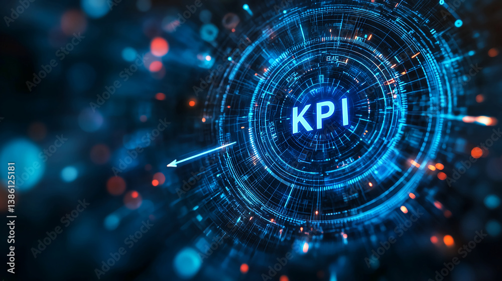 Poster understanding kpi key performance indicators digital transformation business strategy and analytics 