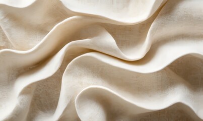 Abstract Creamy Wave Texture: A Study in Light and Shadow