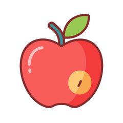  Colorful Apple Icon for Nutrition