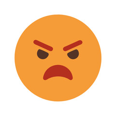  Irritated Face Icon for Design Use