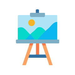  Colorful Art Easel Icon for Artists
