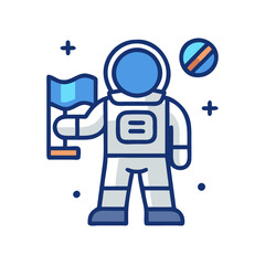  Modern Astronaut Icon for Space Travel