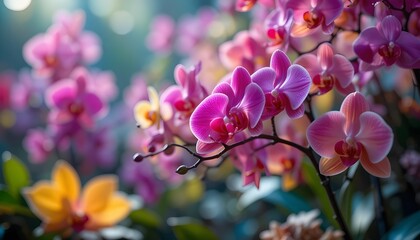pink flowers in the garden