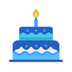  Stylish Birthday Cake Icon for Illustrations