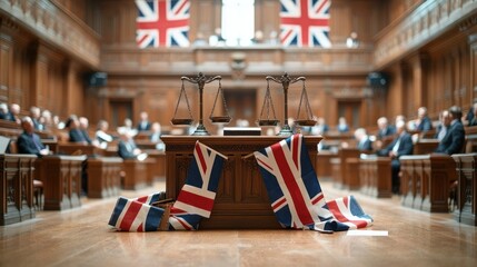 British Parliament chamber