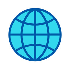  Vibrant Globe Icon for International Themes