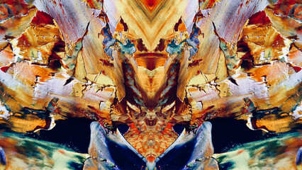 Abstract art background . Hand painting artwork on canvas .