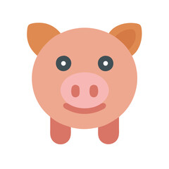  Friendly Pig Icon for Farm Life