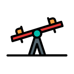  Colorful Seesaw Icon for Kids