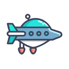  Charming Spaceship Icon for Fun Projects