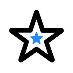 Obraz premium Stylish Star Icon for Artistic Projects