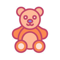  Cute Teddy Bear Icon for Warm Emotions