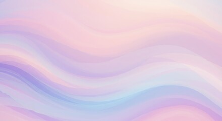 Obraz premium Pastel Wave Dreamscape AI Generated