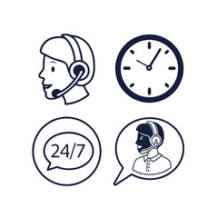 Modern Business Vector Icons set 