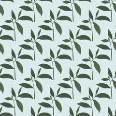 Branch Study Seamless Vector Pattern Design