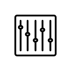 Minimalist Technology Icons Featuring Screens, Batteries, and Peripheral Devices