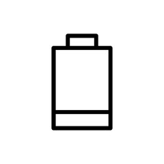 Minimalist Technology Icons Featuring Screens, Batteries, and Peripheral Devices