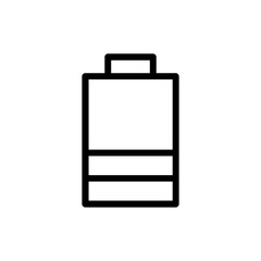 Minimalist Technology Icons Featuring Screens, Batteries, and Peripheral Devices