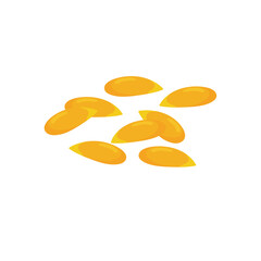 Corn kernels vector illustration 