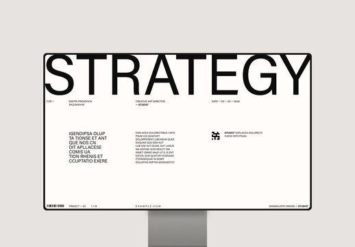 Brand Strategy Presentation Template