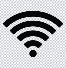 WiFi Network Signal Icon – Strong Wireless Internet Connectivity Symbol for Mobile Apps, Web Interfaces, Communication, and Technology Designs.