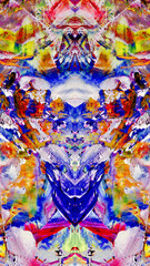 Abstract art background . Hand painting artwork on canvas .