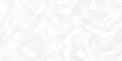 Abstract topography pattern seamless lines sea map modern design white background. Abstract digital topographic contour map concept space geometric strip grid line. Natural discovery of maps.	
