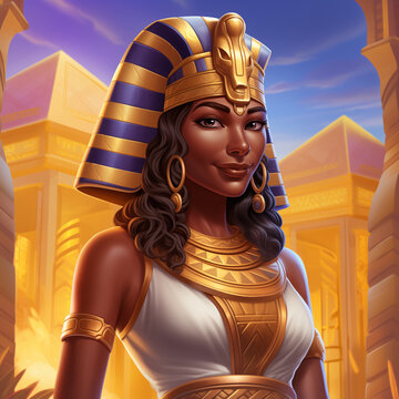 Cleopatra ancient egypt character game art