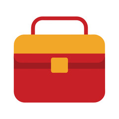 red suitcase icon