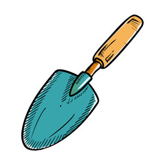 Garden Trowel for Plant Care in Vibrant Colors  