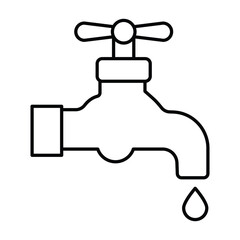 Faucet vector, pixel perfect, illustrator file 
