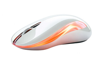 Sleek modern computer mouse design product photography technology close-up