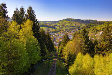 Widok z Góry Parkowej w Krynicy-Zdroju. © Jacek