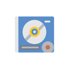 CD Player Icon: Audio Technology for Music Enjoyment