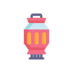 Cute pink lantern vector illustration for Ramadan decoration