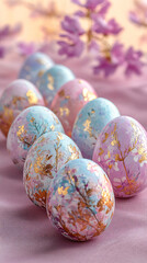 Art Easter eggs still life