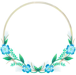Flower Frame Wreath