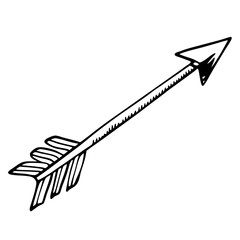 arrow vector line art