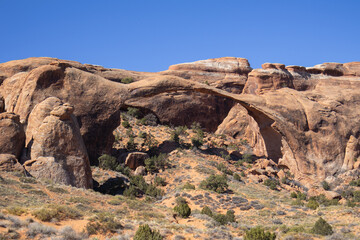 Fototapeta premium landscape arch in arches national park
